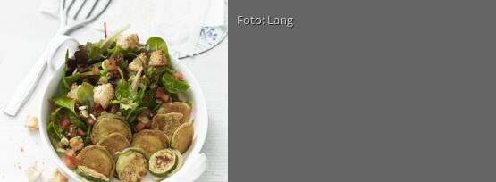 Rezeptbild für "Sommersalat mit Zucchini-Piccata"