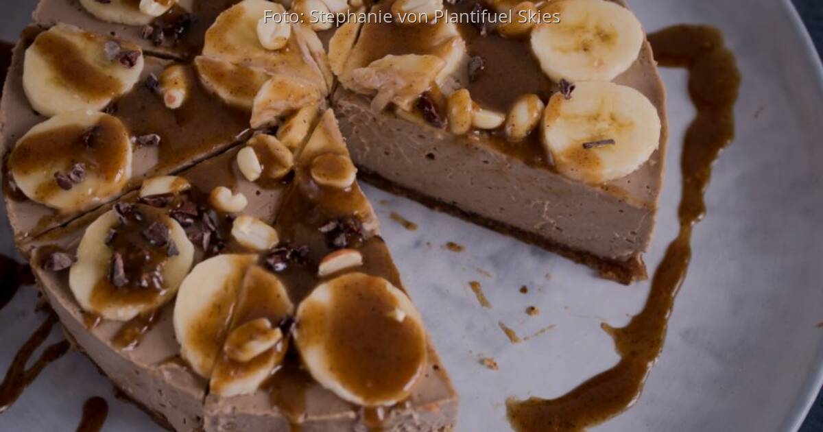 Erdnussbutter Torte Mit Bananen Sevencooks