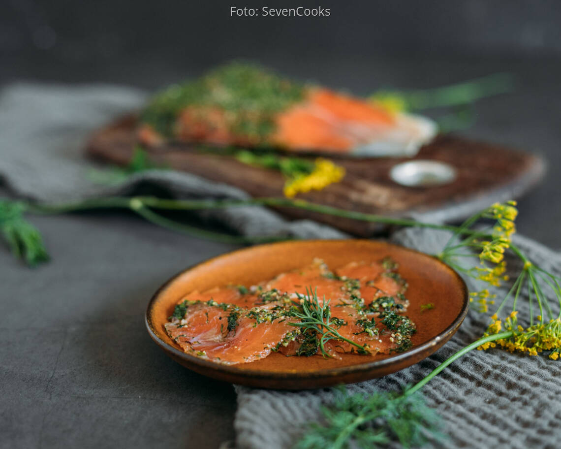 flexitarisches Rezept: Gebeizter Lachs 1