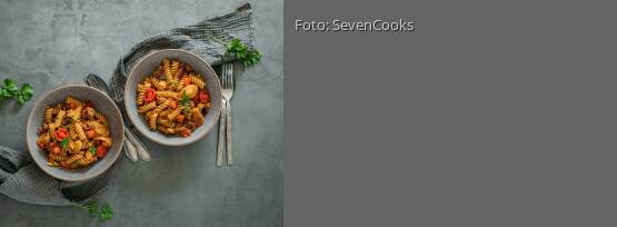 Rezeptbild für "One Pan Pasta mit Hackfleisch"