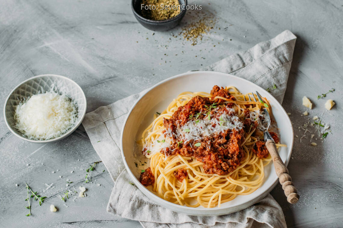 Flexitarisches Rezept: Spaghetti Bolognese 2