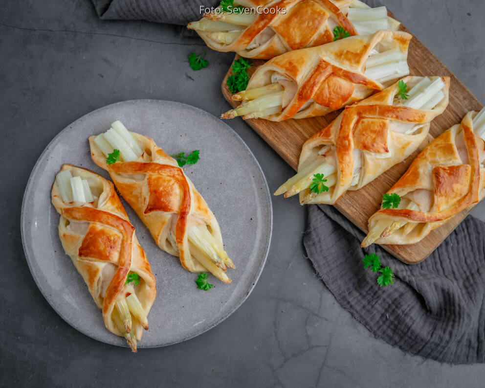 Spargel In Bltterteig Mit Frischkse