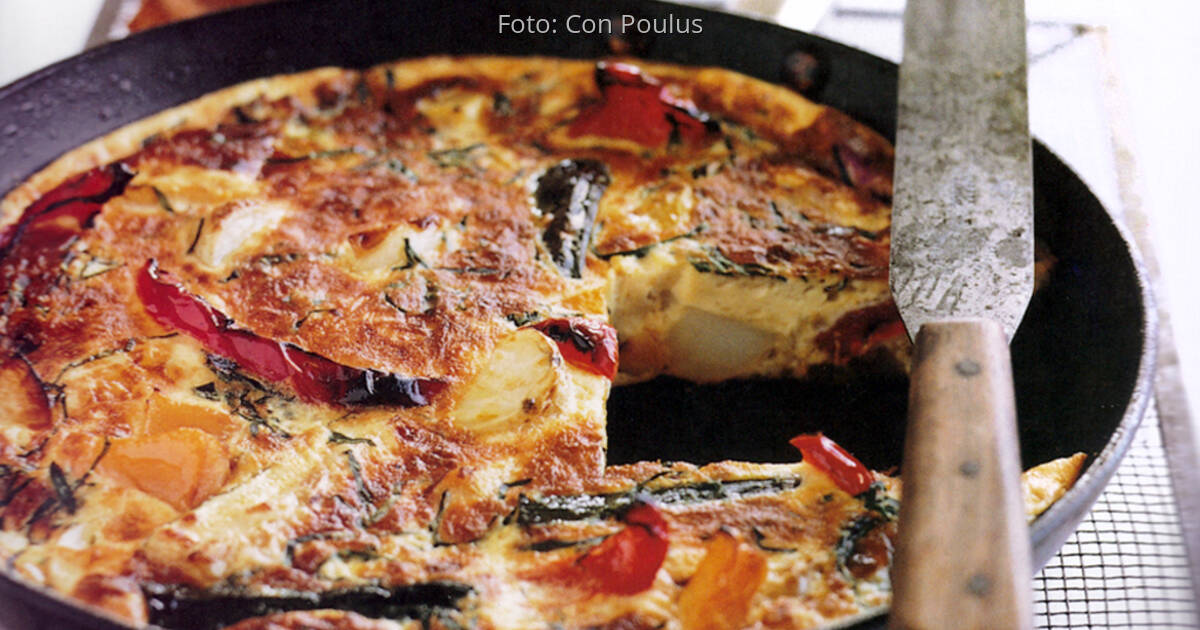 Gemüse-Frittata aus dem Ofen | SevenCooks Gemüse-Frittata aus dem Ofen | SevenCooks