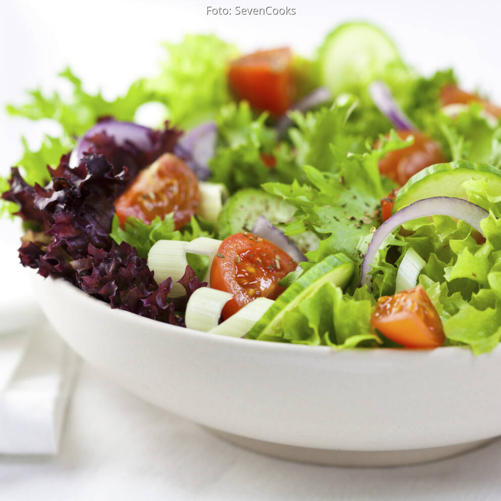 Blattsalat mit Joghurt-Sauce von Harsha Gramminger