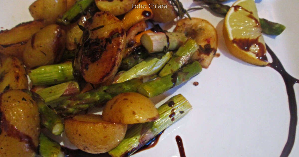 Zitronenkartoffeln mit Spargel | SevenCooks