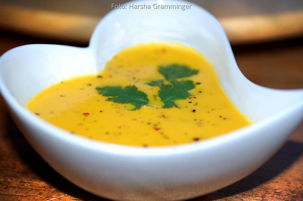 Karottencremesuppe von Harsha Gramminger