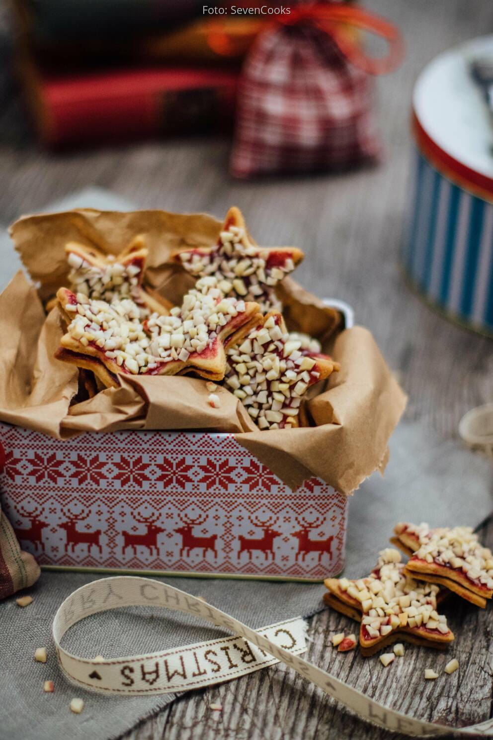 Plätzchen Mandelsterne von SevenCooks Plätzchen Mandelsterne von SevenCooks
