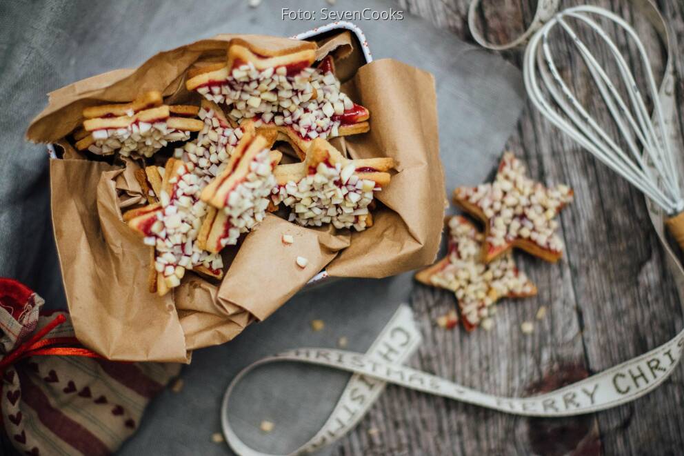 Plätzchen Mandelsterne von SevenCooks
