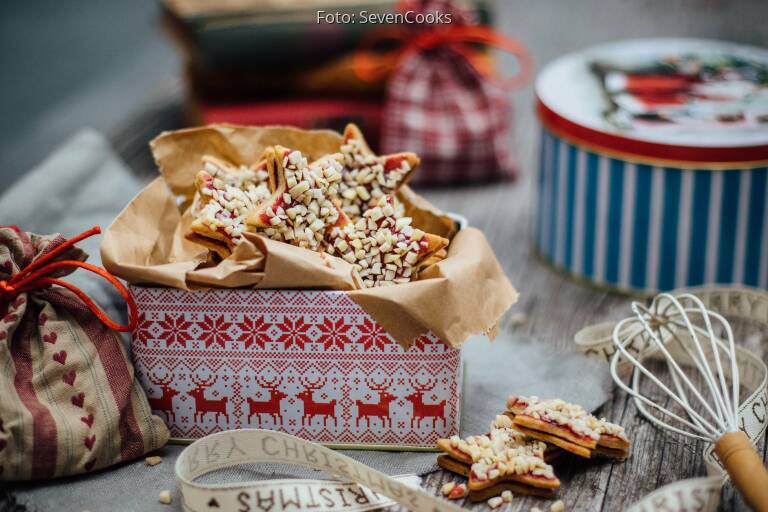 Plätzchen Mandelsterne von SevenCooks Plätzchen Mandelsterne von SevenCooks
