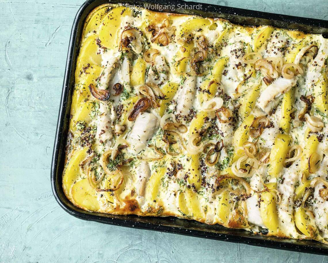 Pannfisch-Auflauf