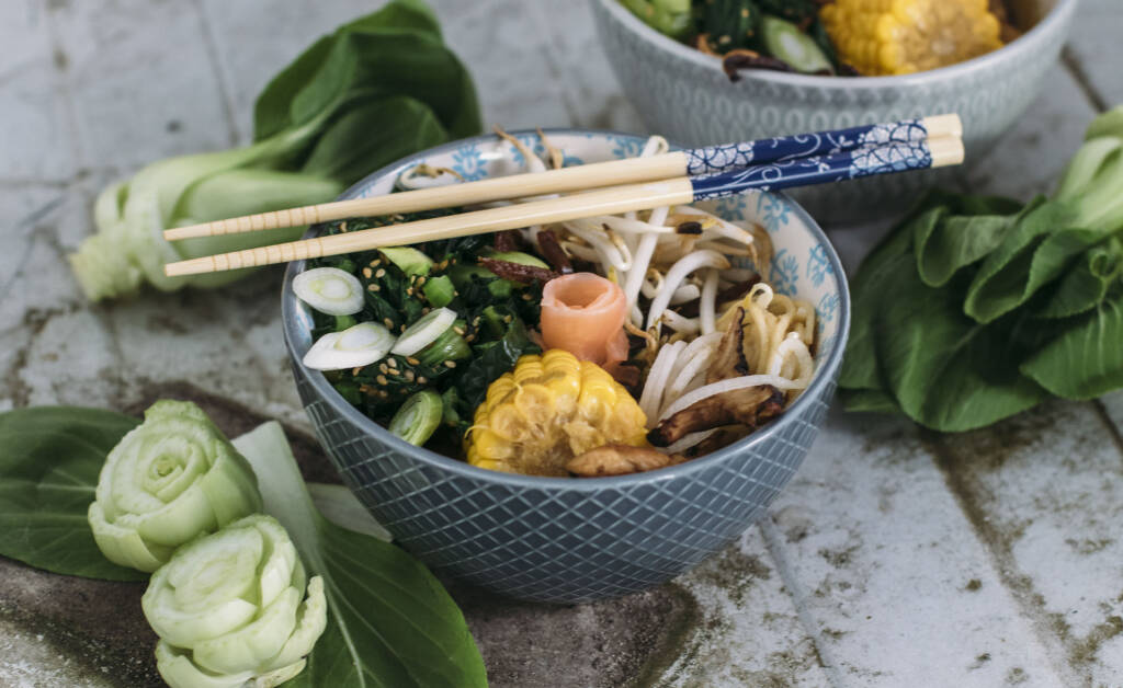 Ramensuppe Selbst gemachte Ramensuppe