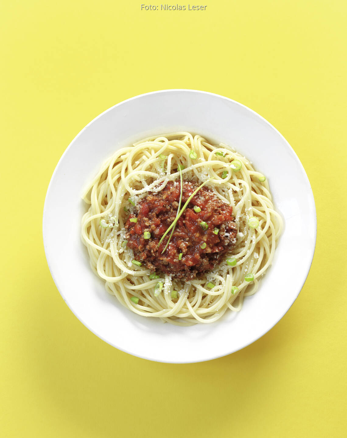 Spaghetti mit Blitzbolognese