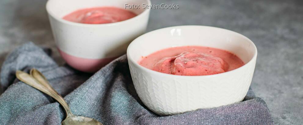 3 Minuten Erdbeereis | SevenCooks