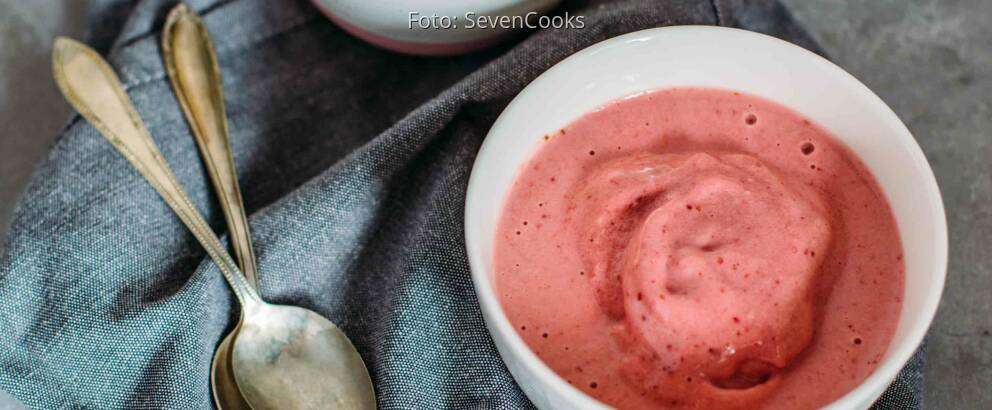 3 Minuten Erdbeereis | SevenCooks