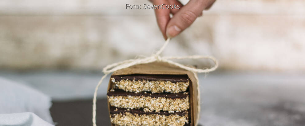 Veganes Rezept: Amaranth-Erdnussbutter-Bars to go