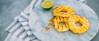 Veganes Rezept: Ananasscheiben mit Limettenmarinade