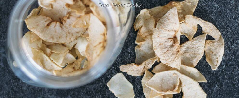 Veganes Rezept: Apfelringe aus dem Ofen