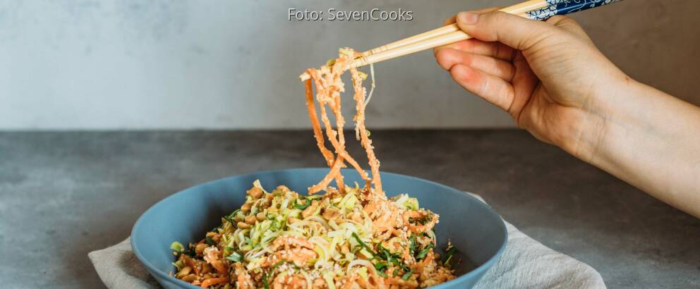 Veganes Rezept: Asia Zoodles 2