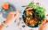 Veganes Rezept: Auberginen-Minz-Salat mit Wassermelonendressing