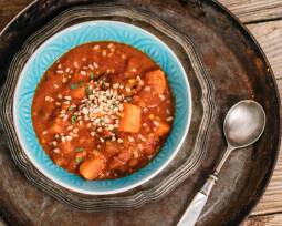 Veganes Rezept: Auberginen-Süßkartoffel-Curry_1
