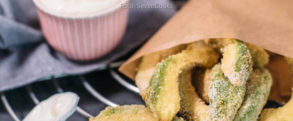 Veganes Rezept: Avocado-Fritters mit Aioli 3