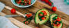 Veganes Rezept: Avocado vom Grill mit Tomatensalsa