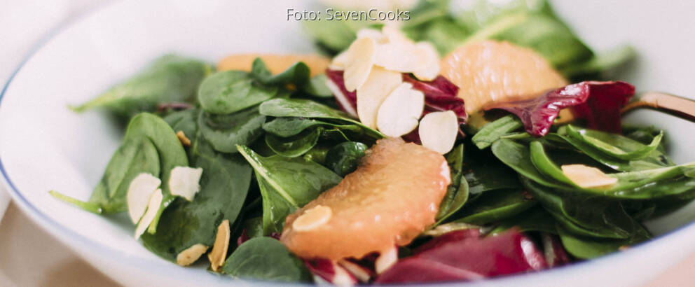 Veganes Rezept: Babyspinat-Salat mit Grapefruit 3