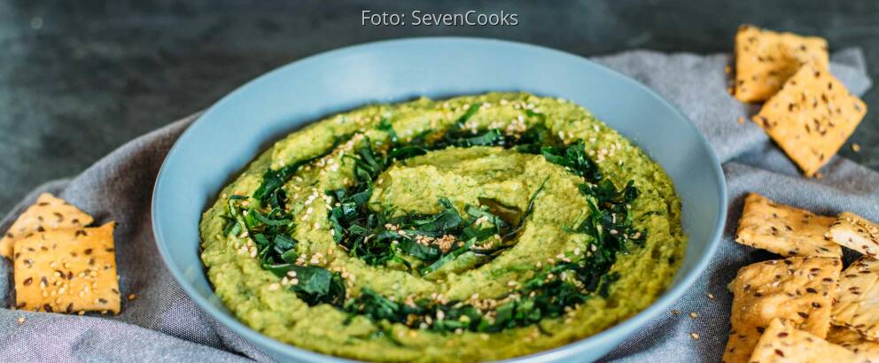 Veganes Rezept: Bärlauch-Hummus 2