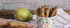 Veganes Rezept: Birnen Dinkelstangen ohne Zucker
