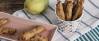 Veganes Rezept: Birnen Dinkelstangen ohne Zucker