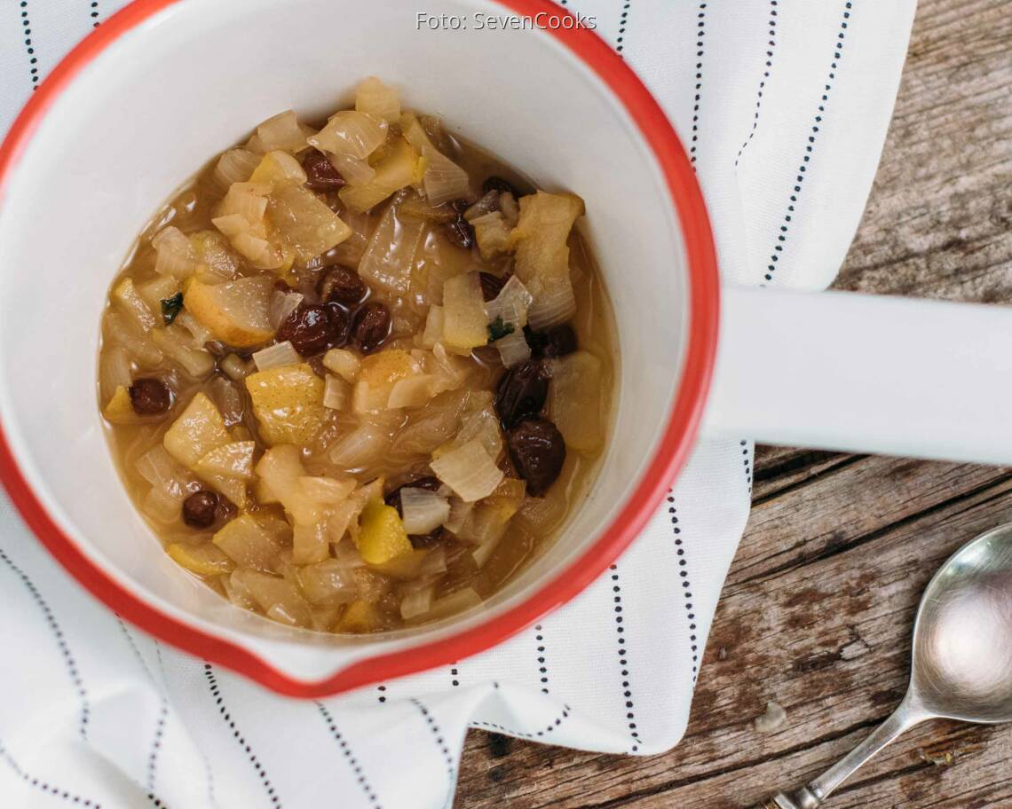 Veganes Rezept: Birnen-Rosinen-Chutney_1