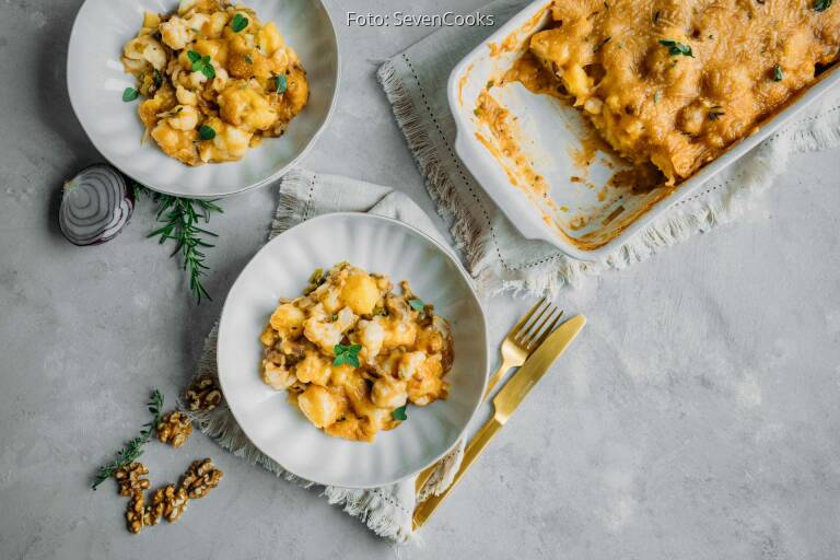 Blumenkohl Kartoffel Auflauf mit Crunch von SevenCooks