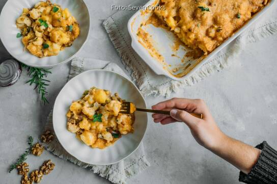 Blumenkohl Kartoffel Auflauf mit Crunch von SevenCooks