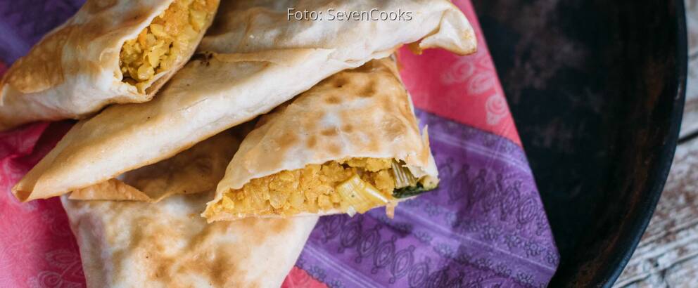 Fertiges Rezept: Blumenkohlreis Samosas_1