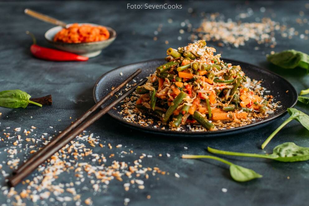 Bohnen-Kokos-Salat mit Sambal von SevenCooks