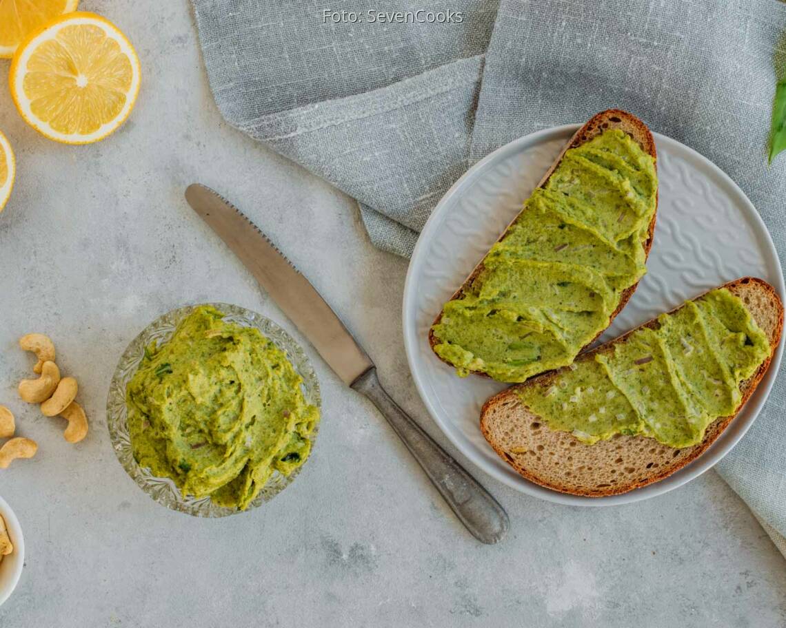 Veganes Rezept: Bärlauch-Frischkäse 3