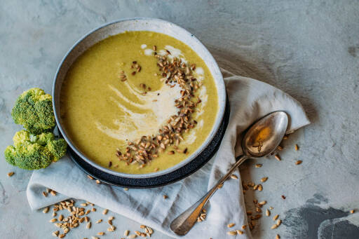 Veganes Rezept: Brokkoli Creme Suppe