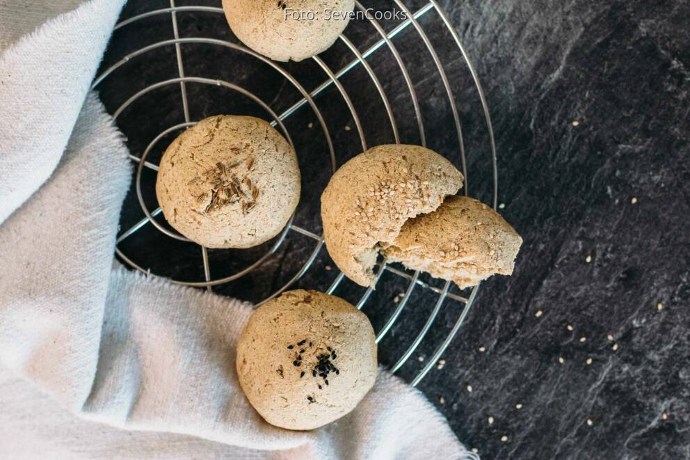 Glutenfreie Buchweizenbrötchen von SevenCooks