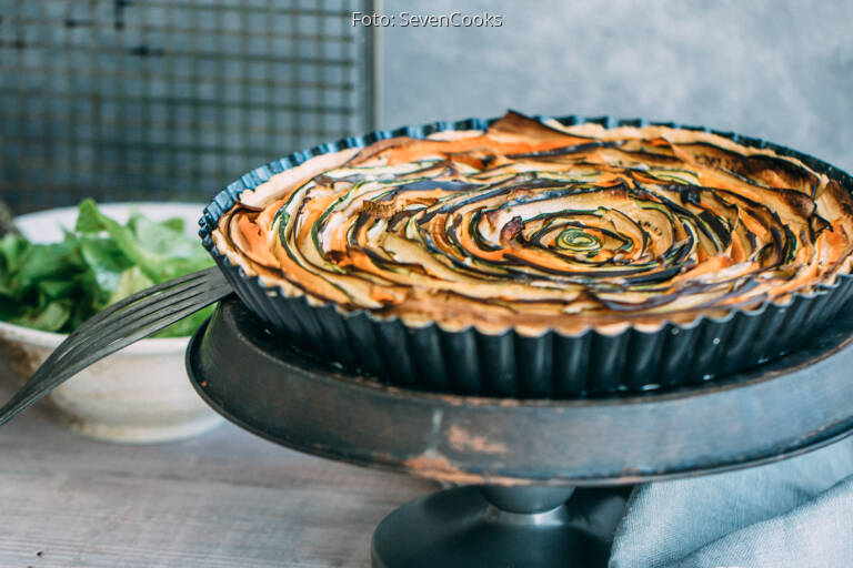 Bunte vegane Gemüsetarte von StefanieCooks