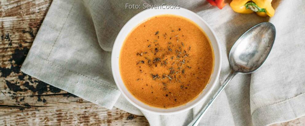 Veganes Rezept: Cremige Paprikasuppe_2