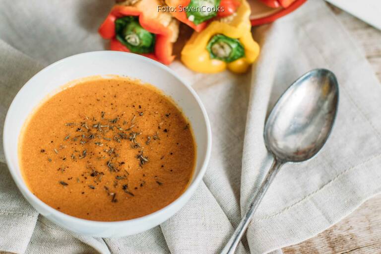 Cremige Paprikasuppe von SevenCooks