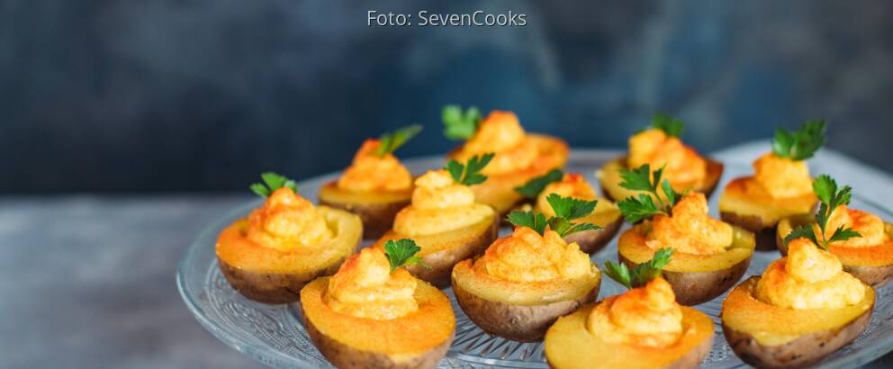 Veganes Rezept: Deviled eggs 2