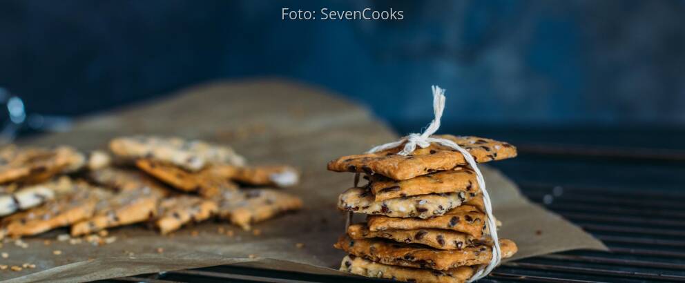 Veganes Rezept: Dinkel-Leinsamen-Cracker 2