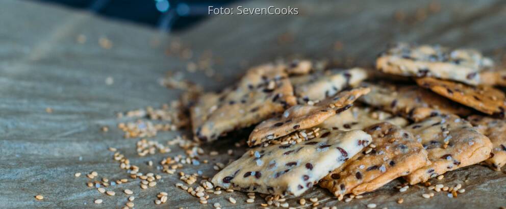 Veganes Rezept: Dinkel-Leinsamen-Cracker 3