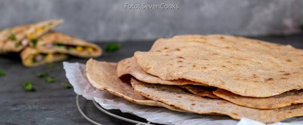 Veganes Rezept: Dinkel-Vollkorn-Wraps 2