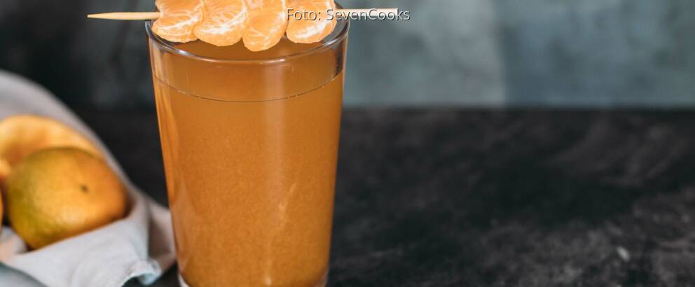 Veganes Rezept: Earl Grey – Mandarinen Eistee 1