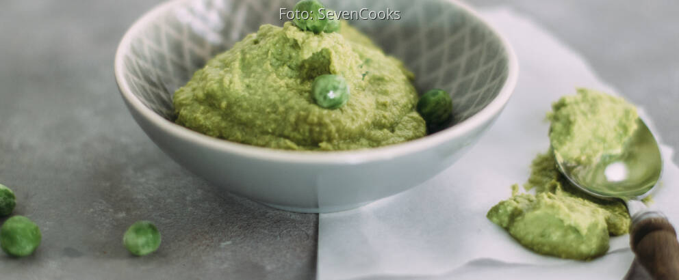 Veganes Rezept: Erbsen-Hummus