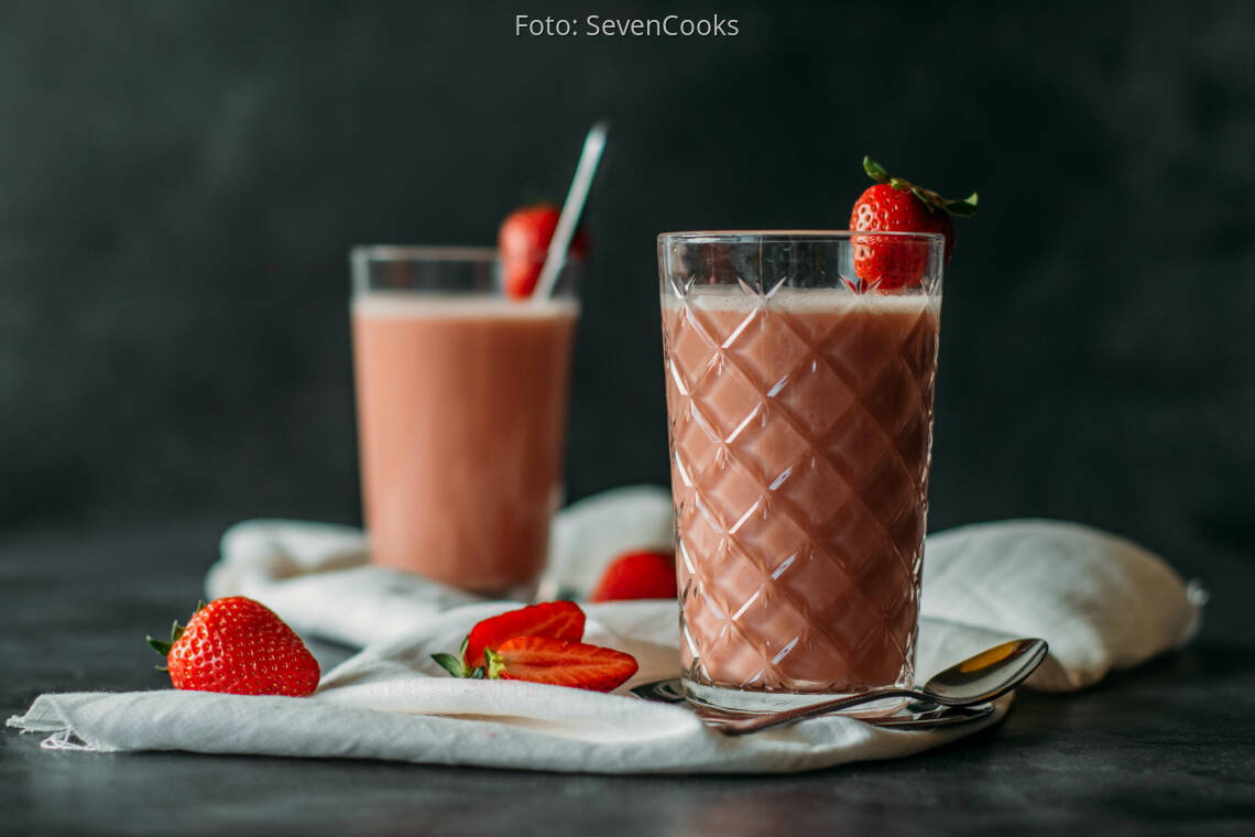 Veganes Rezept: Erdbeer Smoothie