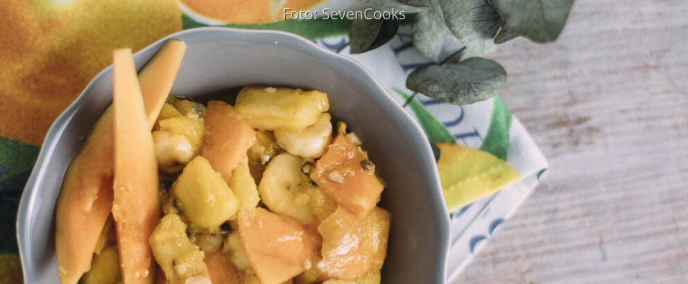 Veganes Rezept: Exotischer Obstsalat_3