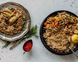 Veganes Rezept: Fenchelgemüse mit Couscous und Möhren 1